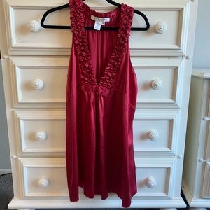 Studio M 2x blouse 100% silk sleeveless deep cut